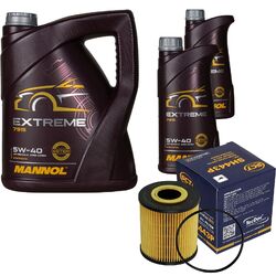 Ölwechsel Set 7L MANNOL Extreme 5W-40 Motoröl + SCT Filter KIT 10199532