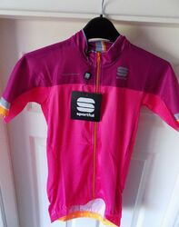 Sportful Bodyfit Pro W Ladies/Womens Cycle Jersey - Size S - Pink, Plum, Orange