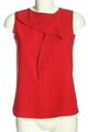 ZARA BASIC ärmellose Bluse Damen Gr. DE 34 rot Business-Look