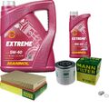 MANN Inspektionspaket 6 L MANNOL Extreme 5W-40 für Volvo S80 I 2.5 TDI TS XY