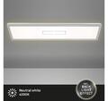 B-Kartonage Briloner Free LED Deckenlampe Silber Back Light Effekt 22W Panel