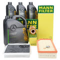 MANN Filterset + 8L ORIGINAL 5W-30 MB 229.51 für MERCEDES W163 ML270CDI OM612