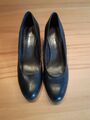 TAMARIS Abendschuhe Pumps Gr. 41 Leder schwarz 6 cm Absatz Neu