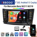 Autoradio Für Mercedes Benz E Klasse W211 W219 7" Android 13 32G GPS Navi RDS BT