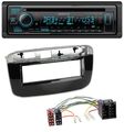 Kenwood Bluetooth DAB CD MP3 USB Autoradio für Fiat Punto Punto Evo (ab 2011)