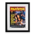 Von Uma Thurman signiertes Pulp-Fiction-Poster. Gerahmt