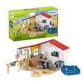 Schleich 42502 - Farm World - Tierarzt Praxis mit Haustieren