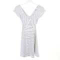 AMY & IVY Skaterkleid Dress Sommerkleid Offwhite Schwarz Streifen Ringel Gr. XS 