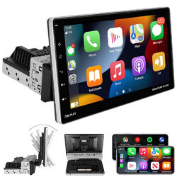 1DIN 9 Zoll 64GB Android 13 Autoradio mit Apple Carplay GPS NAVI WIFI DSP BT USB