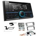 Kenwood 2-DIN CD-Receiver Autoradio Bluetooth DAB+ für Seat Ibiza IV dublingrey