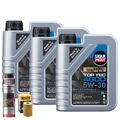 Motoröl 5W30 LIQUI MOLY Top Tec 4600 3L+HENGST Ölfilter +Ölschlammspülung