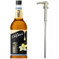 Da Vinci Sirup 1L Vanilla light + 1 Dosierpumpe im Set, Vanille zuckerfrei, UK 