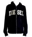 Diesel Herren Hoodie mit ZIP  "S-Ginn-K12" schwarz UVP 150,00€