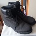 Timberland Schuhe Boots Stiefel Stiefel Schwarzes Nubuk  Leder Gr 39  8M