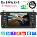 Für BMW E46 3er 318 320 325 7"Autoradio GPS Navi BT WIFI USB DAB+ RDS SWC CD DVD