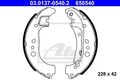 ATE Bremsbackensatz Hinterachse u.a. für AUDI, SEAT, SKODA, VW