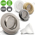 LED Spot Einbaustrahler 230V Set Decken Einbau GU10 3W 4W 5W 6W 8W Leuchte DECO