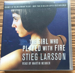 Audio Book STIEG LARSSON The Girl Who Played With Fire on 6 x CDs