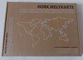 Weltkarten Puzzle / Wand-Deko aus Kork / Kork-Weltkarte, selbstklebend, NEU, OVP