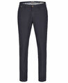 Chino Hattric Harvey Modern Fit dunkelblau Baumwolle-Leinen-Mix Gr. W33-W40