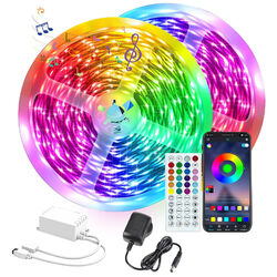 5-30m LED Streifen Stripe RGB Wasserdicht Band Leiste 5050 Leuchte Lichtband 12V