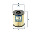 Kraftstofffilter Filtereinsatz 26.006.00 UFI für MERCEDES-BENZ C-KLASSE T-Model