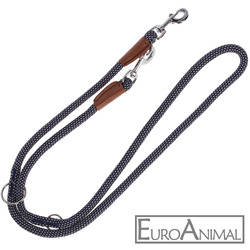 rundes Hunde Halsband 3 Größen Leine Führleine Kurzführer Phoenix Leder / Textil