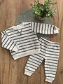 LILA & JACK BABY SET- UNISEX- GRÖSSE 86/92- BEIGE/GRAU- GUTER ZUSTAND!