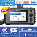 TOPDON AD500 2.0 Profi KFZ OBD2 Diagnosegerät Auto Scanner 4 System Deutsch PKW