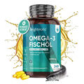 Omega 3 Fischöl - 240 Kapseln - 2000mg Hochdosiert - Herzgesundheit - Blutdruck