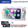 Für Ford Focus MK2 Mondeo Galxy Autoradio Apple Carplay Android 13 32G GPS Hifi