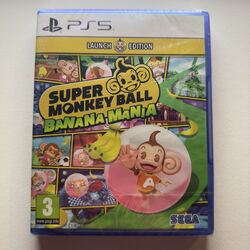 Super Monkey Ball Banana Mania Launch Edition PlayStation 5 PS5 Brandneu Sealed