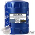 20 LITER MANNOL BASIC PLUS 75W-90 API GL 4+ GETRIEBEÖL + HAHN