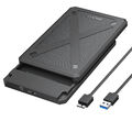 USB 3.0 Festplattengehäuse Externes Gehäuse Festplatte 2.5 Zoll SATA SSD HDD