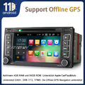 7" 8-Kern DAB+ CarPlay TPMS Android 12 Autoradio GPS für VW T5 Multivan Touareg