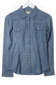 PEPE JEANS Jeansbluse Damen Gr. DE 36 blau Casual-Look