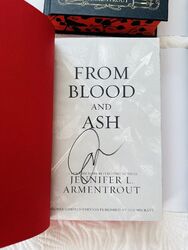 From Blood And Ash - Series Book 1 - 4, First Book Hand Signed