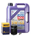 Motoröl 5W40 LIQUI MOLY Leichtlauf High Tech 5L+HENGST Ölfilter+Ölablassschraube