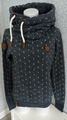 NAKETANO Kapuzen-Pullover Hoodie Sweatshirt DARTH ANKERDIZZEL Gr. M  36/38, gut 