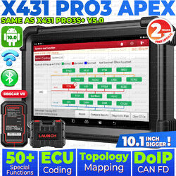 2024 LAUNCH X431 PRO3S+ APEX PAD 5 Profi KFZ OBD2 Diagnosegerät ECU CODING TPMS