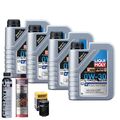 Motoröl 0W30 LIQUI MOLY Special Tec V 4L+HENGST Ölfilter +Spülung +Cera Tec