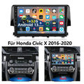 32GB Android 13 Autoradio Navi Bluetooth Player Für Honda Civic X 2016-2020 WIFI