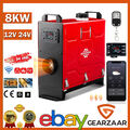 8KW 12V 24V Dieselheizung Standheizung Luftheizung Bluetooth AUTO Boote LKW KFZ