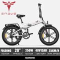 20 Zoll E-bike 250W Elektrofahrrad E-Mountainbike 48V/13AH Fatbike Pedelec E-MTB