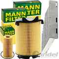 MANN FILTER INSPEKTIONSPAKET passend für 2.0FSI VW TOURAN PASSAT B6 GOLF 5 A3 8P