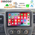 9" Für Opel Vivaro B Renault Trafic Android 13 2+32G Autoradio GPS Navi CarPlay