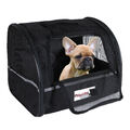 Hundetransporttasche Hundetragetasche Transportbox schwarz 38x28x30cm  Hundebox