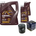 Ölwechsel Set 7L MANNOL Diesel TDI 5W-30 API Motoröl + SCT Filter KIT 10196063