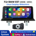 10.25"Linux Carplay Autoradio Idrive Für BMW 1er E81 E82 E87 E88 2006-12 GPS USB