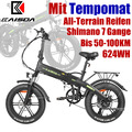 E Mountianbike Klapprad 20 Zoll E-Bike 500W Elektrofahrrad MTB Fatbike All-Terra